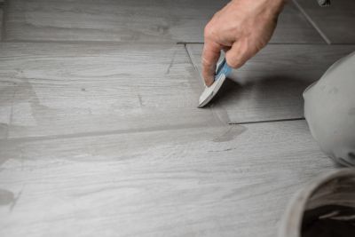 Tile Floor Grout Repair!