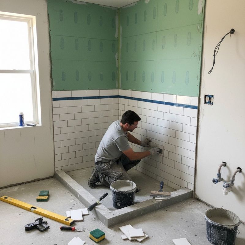 Tile Shower Pan Installation in Denver, CO